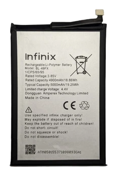 Аккумулятор для Infinix BL-49FX Smart 6 Hot 10 Lite / 10S / 12i / 20 / 20i