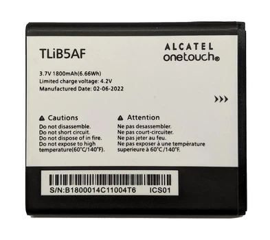Аккумулятор для Alcatel TLiB5AF One Touch 997D / Pop C5 5036D / X Pop 5035D / X Pop 503