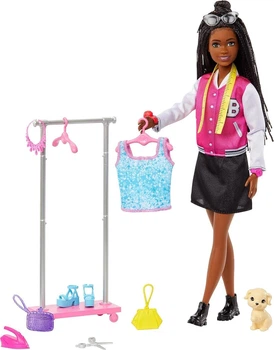 Игровой набор кукла Барби Стилист с 14 аксессуарами Barbie Stylist HNK96