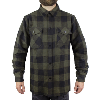 Рубашка фланелевая Sturm Mil-Tec Flannel Shirt XL Black