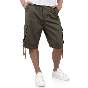 Шорты SURPLUS VINTAGE SHORTS WASHED L Olive