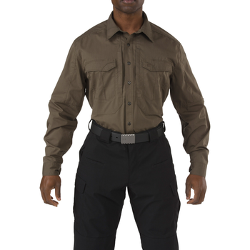 Рубашка тактическая 5.11 STRYKE™ LONG SLEEVE SHIRT S Tundra