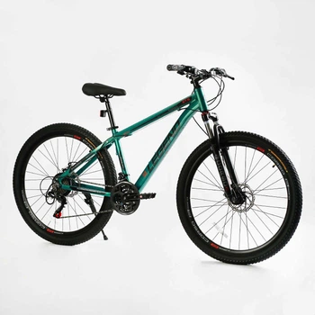 Велосипед Спортивний CORSO «Legend» 27,5" дюймів LG-27812 рама алюмінієва 15,5``, обладнання Shimano 21 швидкість, зібран на 75%