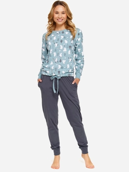 Piżama (bluza + spodnie) damska Doctor Nap PM.5272 XL Błękitna (5902701187064)