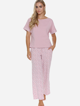 Піжама (футболка + штани) жіноча бавовняна Doctor Nap PM.5324 M Рожева (5902701190514)