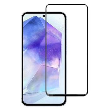 Защитное стекло LUX для Samsung Galaxy A55 5G (A556) полная проклейка черный