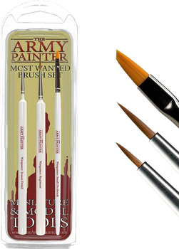 Набір пензлів The Army Painter Most Wanted Brush 3 шт (5713799504301)
