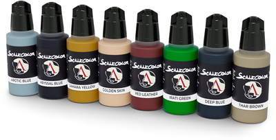Набір фарб Scale 75 Essentials 2 Basic Colors 8 шт x 17 мл (8435635304353)