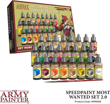 Zestaw farb The Army Painter Speedpaint 2.0 Most Wanted 24 szt (5713799806009)
