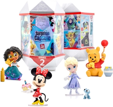 Набір фігурок YuMe Toys Disney 100 Surprise Capsule Series 2 Premium 6 шт (4895217595526)