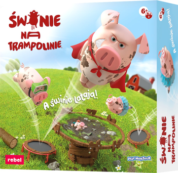 Gra planszowa Rebel Swinie na trampolinie (5902650619128)