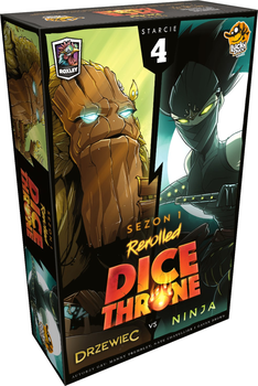 Gra planszowa Lucky Duck Games Dice Throne Clash 4 Treebeard Vs Ninja (0787790587293)