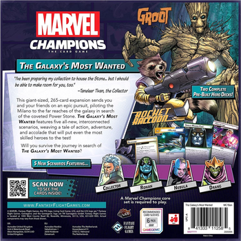 Dodatek do gry planszowej Fantasy Flight Games Marvel Champions: The Galaxys Most Wanted Expansion (0841333112585)