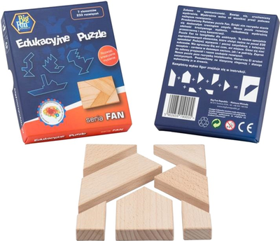 Łamigłówka Big Fun Republic Educational Fan Edukacyjne Puzzle (5902659190055)