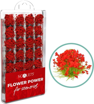 Dekor Scale 75 Flower Power Czerwone kwiaty (8435635306623)