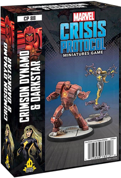 Zestaw figurek do złożenia i pomalowania Atomic Mass Games Marvel Crisis Protocol Crimson Dynamo & Dark Star 2 szt (0841333112912)