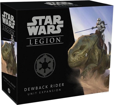 Фігурка для складання та розфарбовування Star Wars Legion Dewback Rider Unit Expansion Fantasy Flight Games (0841333107734)