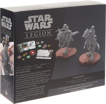 Zestaw figurek do złożenia i pomalowania Fantasy Flight Games Star Wars Legion Tauntaun Riders Unit Expansion 2 szt (0841333107758)