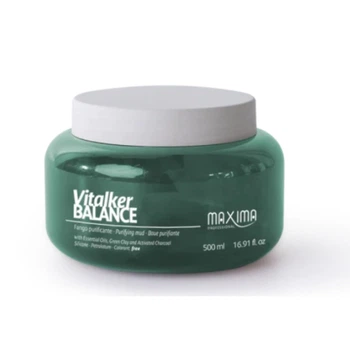 Очищуюча грязь для масної шкіри голови Maxima Professional Vitalker balance purifying mud 500 ml (8030778790201)