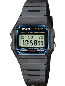 Чоловічі наручні годинники Casio F-91W-1YEG
