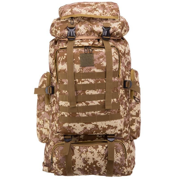 Рюкзак тактический рейдовый SP-Sport TY-9188 размер 58х34х17см 34л камуфляж коричневый