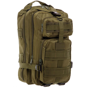 Рюкзак тактический штурмовой SILVER KNIGHT TY-7401 размер 40х23х23см 21л Оливковый
