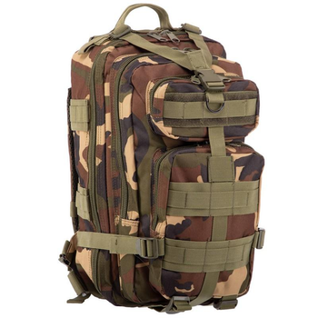 Рюкзак тактический штурмовой SP-Sport ZK-5502 размер 40x22x17см 15л Камуфляж Woodland