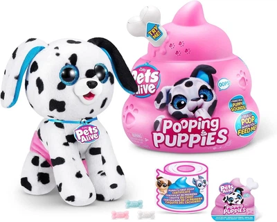 Набір-сюрприз Zuru Pets Alive Pooping Puppies Dalmatian Plush м’яка іграшка цуценя-бешкетник Далматинець
