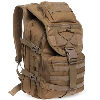 Рюкзак тактичний триденний штурмовий SILVER KNIGHT TY-9900 розмір 45х32х15,5см 23л Хакі