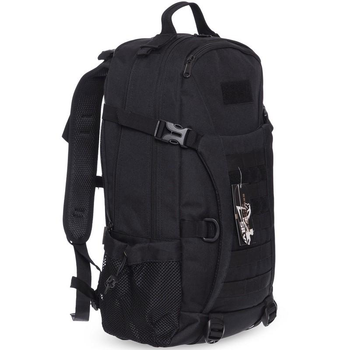 Рюкзак тактический штурмовой трехдневный SILVER KNIGHT TY-9396 размер 49х27х18см 24л Черный