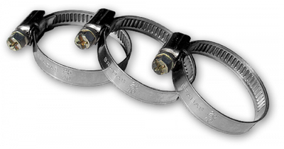 Хомут червячный нержавеющий 80-100мм, 10шт. Bradas