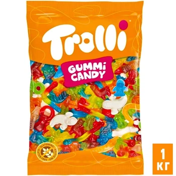 Желейні цукерки Trolli Асорті 1 кг