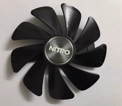 Кулер для видеокарты Sapphire Nitro Pulse RX580 570 480 470 vega 56 64 1 шт Champion CF1015H12D 12v 0.42A 4 pin Черный