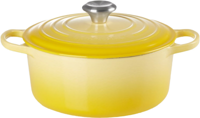 Brytfanna żeliwna z pokrywką Le Creuset Signature Roaster Round Yellow Gelb 4.2 l (21177244032430)