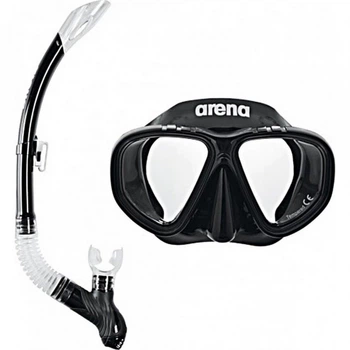 Набір маска і трубка PREMIUM SNORKELING SET JR Arena 002019-505 чорний