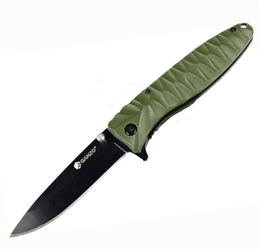 Нож складной туристический, охотничий Liner lock Ganzo G620g-1 Green 205 мм