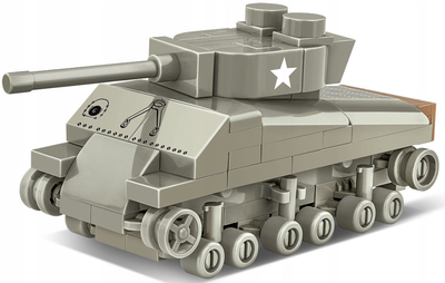 Klocki Cobi Historical Collection World War 2 M4 A3 Sherman 103 części (5902251030896)