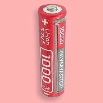 Аккумулятор 18650 литий-ионный Rablex І000mAh, З.7V