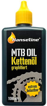 Смазка для цепи Hanseline MTB-Oil Графит 100 мл (4002376304894)