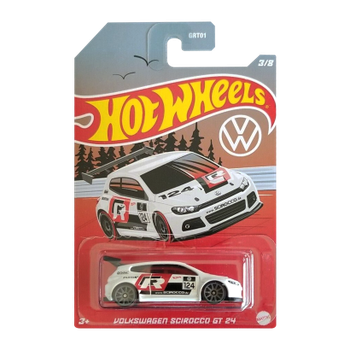 Тематическая Машинка Hot Wheels Volkswagen Scirocco GT 24 Volkswagen 1:64 HDH42 White