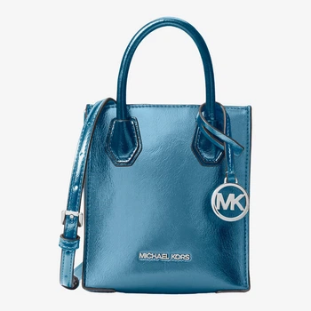 Сумка крос-боді через плече жіноча зі штучної шкіри Michael Kors 774621036 Блакитна (1159802350)
