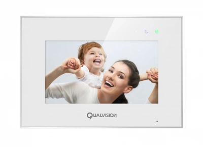Відеодомофон Qualvision QV-IDS4770AW White 7" Wi-Fi AHD 1080P