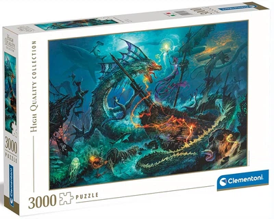 Пазли Clementoni High Quality Collection - Підводна битва / Paolo Barbieri. The Underwater Battle / 3000 елементів (33023)