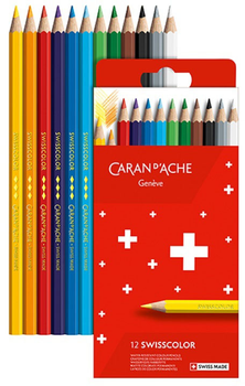 Набір кольорових олівців Caran d'Ache Swisscolor 12 шт (7630002343305)