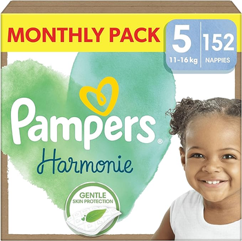 Підгузки Pampers Harmonie Розмір 5 JUNIOR (11-15 кг) 152 шт (8006540867921)