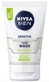 Żel do mycia twarzy NIVEA Men Instant Relief  dla skóry wrażliwej 100 ml (4005808224845)