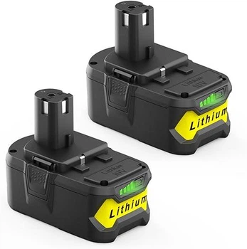 Набор аккумуляторов Powilling 5.0Ah 18V для Ryobi ONE+ P102 P103 P105 P107 P108 P109 (СТОК) (Б/У)
