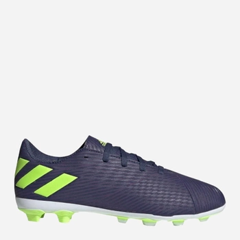Dziecięce buty piłkarskie chłopięce Adidas Nemeziz Messi 19.4 Fxg J EF1816 28 Niebieskie (4062053970446)