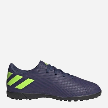 Dziecięce buty piłkarskie turfy chłopięce Adidas Nemeziz Messi 19.4 Tf J EF1818 28 Niebieskie (4062053962601)