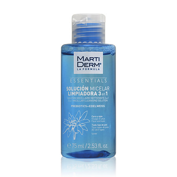 Міцелярний розчин для очищення обличчя MartiDerm Essentials Micellar Solution Cleanser 3in1 75 мл